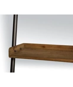 Drawer Étagères Étagère En Métal Et Bois Clair -Vaisseliers Soldes Magasin etagere en metal et bois clair 4