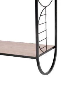 Maisons Du Monde Étagères Etagère En Métal Et Bois De Peuplier Massif Noir -Vaisseliers Soldes Magasin etagere en metal et bois de peuplier massif noir 1000 3 14 222890 3