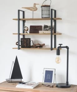 Maisons Du Monde Étagères Etagère En Métal Et Sapin -Vaisseliers Soldes Magasin etagere en metal et sapin 1000 7 34 204993 3