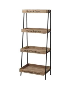 Maisons Du Monde Étagères Étagère En Métal Et Sapin