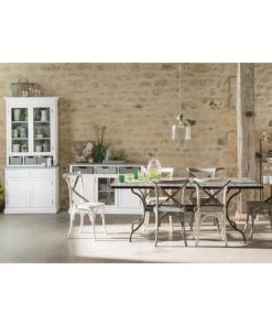 Maisons Du Monde Étagères Étagère En Métal Et Sapin -Vaisseliers Soldes Magasin etagere en metal et sapin 1000 9 20 146226 3