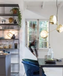 Zuiver Étagères Etagère En Métal Gris Anthracite -Vaisseliers Soldes Magasin etagere en metal gris anthracite 3