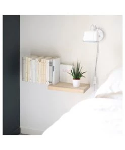 Swabdesign Étagères Etagère En Métal Laqué Et Bois De Frêne 56x20 -Vaisseliers Soldes Magasin etagere en metal laque et bois de frene 56x20 10