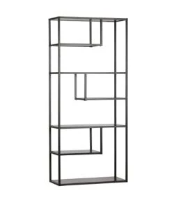 Woood Étagères Étagère En Métal Noir -Vaisseliers Soldes Magasin etagere en metal noir 11