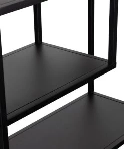 Woood Étagères Étagère En Métal Noir -Vaisseliers Soldes Magasin etagere en metal noir 13