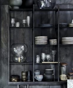 House Doctor Étagères Étagère En Métal Noir -Vaisseliers Soldes Magasin etagere en metal noir 17