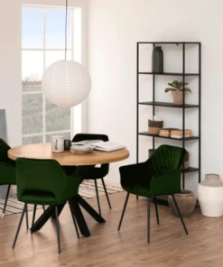 Meubles & Design Étagères Etagère En Métal Noir 5 étages