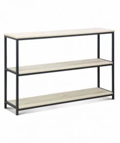 Alice's Garden Étagères Étagère En Métal Noir Et Bois 3 Niveaux