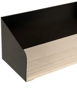 Maisons Du Monde Étagères Etagère En Métal Noir Et Bois De Platane Beige -Vaisseliers Soldes Magasin etagere en metal noir et bois de platane beige 1000 10 7 227844 3