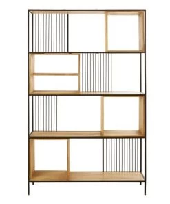 Maisons Du Monde Étagères Étagère En Métal Noir Et Manguier Massif