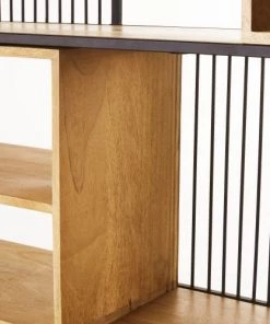 Maisons Du Monde Étagères Étagère En Métal Noir Et Manguier Massif 6 Maisons Du Monde Étagères Étagère En Métal Noir Et Manguier Massif -Vaisseliers Soldes Magasin etagere en metal noir et manguier massif 1000 11 24 198095 3