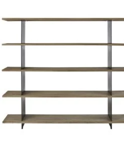 Maisons Du Monde Étagères Etagère En Métal Noir Et Orme Recyclé