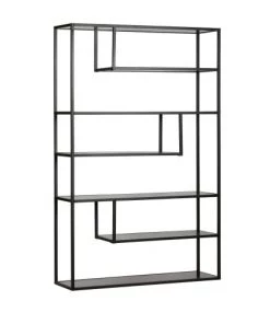 Woood Étagères Étagère En Métal XL Noir -Vaisseliers Soldes Magasin etagere en metal xl noir 2