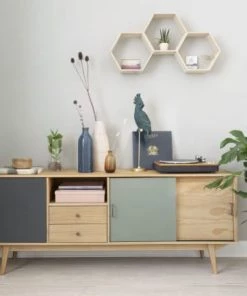 Maisons Du Monde Étagères Étagère En Paulownia Beige -Vaisseliers Soldes Magasin etagere en paulownia beige 1000 7 13 209974 4