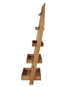 Grenier Alpin Étagères Étagère En Pin Recyclé 4 Plateaux -Vaisseliers Soldes Magasin etagere en pin recycle 4 plateaux 2