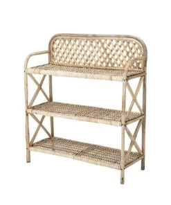 Bloomingville Étagères Étagère En Rotin 60x70cm -Vaisseliers Soldes Magasin etagere en rotin 60x70cm 3