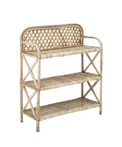 Bloomingville Étagères Étagère En Rotin 60x70cm -Vaisseliers Soldes Magasin etagere en rotin 60x70cm 4