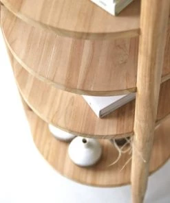 Tikamoon Étagères Etagère En Teck Massif -Vaisseliers Soldes Magasin etagere en teck massif 2