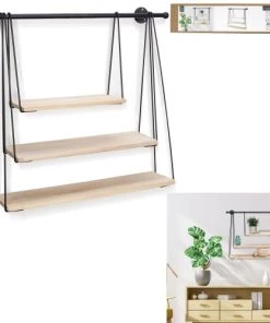 The Home Deco Factory Étagères Étagère Filaire Murale Balancelle -Vaisseliers Soldes Magasin etagere filaire murale balancelle 4