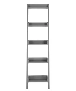 Beliani Étagères Étagère Grise -Vaisseliers Soldes Magasin etagere grise 2