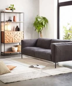 Oviala Étagères Étagère Haute En Acacia Massif -Vaisseliers Soldes Magasin etagere haute en acacia massif 2