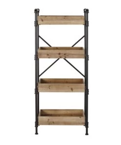 Maisons Du Monde Étagères Etagère Indus En Métal Noir