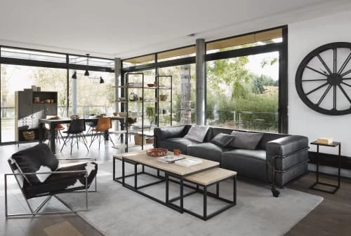 Maisons Du Monde Étagères Étagère Indus En Métal Noir Et Manguier 5 Maisons Du Monde Étagères Étagère Indus En Métal Noir Et Manguier – Image 5