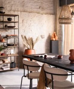 Maisons Du Monde Étagères Etagère Indus En Métal Noir Mat Et Manguier -Vaisseliers Soldes Magasin etagere indus en metal noir mat et manguier 1000 6 38 187244 6