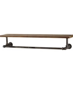 Maisons Du Monde Étagères Etagère Indus En Sapin Et Métal Effet Vieilli