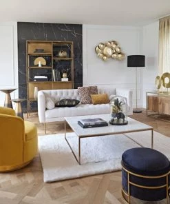 Maisons Du Monde Étagères Etagère Industrielle En Métal Coloris Laiton Patiné Et Vieilli -Vaisseliers Soldes Magasin etagere industrielle en metal coloris laiton patine et vieilli 1000 13 9 219687 5