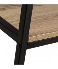 Wadiga Étagères Étagère Métal Noir Et Bois + 1 Tiroir H180cm -Vaisseliers Soldes Magasin etagere metal noir et bois 1 tiroir h180cm 2