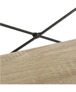 Wadiga Étagères Étagère Métal Noir Et Bois 3 étages -Vaisseliers Soldes Magasin etagere metal noir et bois 3 etages 2