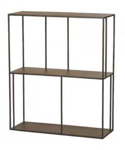 Wadiga Étagères Étagère Métal Noir H90cm