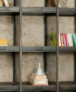 PIB Étagères Etagère Métallique En Métal Brun Noir -Vaisseliers Soldes Magasin etagere metallique en metal brun noir 3