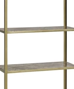 Étagères Étagère Métallique Moderne - Nordal Or -Vaisseliers Soldes Magasin etagere metallique moderne nordal or 2