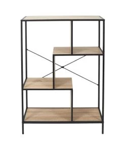 The Home Deco Factory Étagères Étagère Multi-compartiments Décor Effet Bois Naturel Et Noir H113cm 8 The Home Deco Factory Étagères Étagère Multi-compartiments Décor Effet Bois Naturel Et Noir H113cm -Vaisseliers Soldes Magasin etagere multi compartiments decor effet bois naturel et noir h113cm 2