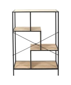 The Home Deco Factory Étagères Étagère Multi-compartiments Décor Effet Bois Naturel Et Noir H113cm 10 The Home Deco Factory Étagères Étagère Multi-compartiments Décor Effet Bois Naturel Et Noir H113cm -Vaisseliers Soldes Magasin etagere multi compartiments decor effet bois naturel et noir h113cm 4
