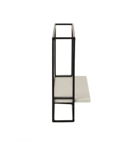 Calicosy Étagères Etagere Murale 1 Niveau En Marbre Blanc - L 35cm -Vaisseliers Soldes Magasin etagere murale 1 niveau en marbre blanc l 35cm 2