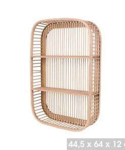 Fornord Étagères Étagère Murale 2 Niveaux Bois -Vaisseliers Soldes Magasin etagere murale 2 niveaux bois 2