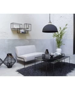 Pomax Étagères Étagère Murale 3 Niches Bois Et Métal -Vaisseliers Soldes Magasin etagere murale 3 niches bois et metal 4