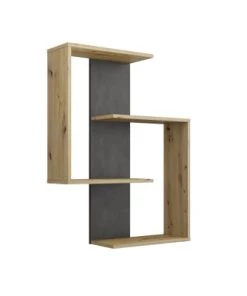 Calicosy Étagères Etagère Murale 4 Tablettes L65 Cm - Blanc -Vaisseliers Soldes Magasin etagere murale 4 tablettes l65 cm aspect chene artisan 6