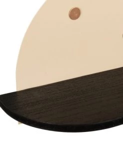 Maisons Du Monde Étagères Etagère Murale Aimantée Noire Et Beige - Lot De 2 -Vaisseliers Soldes Magasin etagere murale aimantee noire et beige 1000 14 12 222765 3