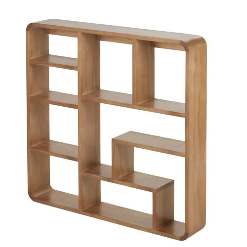 Maisons Du Monde Étagères Etagère Murale Carrée Marron 77x77 3 Maisons Du Monde Étagères Etagère Murale Carrée Marron 77x77 – Image 3