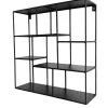 Decoclico Factory Étagères Etagère Murale Carrée Noir
