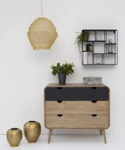 Decoclico Factory Étagères Etagère Murale Carrée Noir -Vaisseliers Soldes Magasin etagere murale carree noir 3