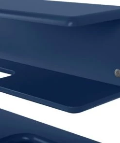 Meubles & Design Étagères Etagère Murale Design En Bois Bleu Foncé -Vaisseliers Soldes Magasin etagere murale design en bois bleu fonce 4