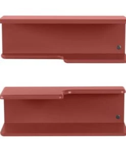 Meubles & Design Étagères Etagère Murale Design En Bois Orange -Vaisseliers Soldes Magasin etagere murale design en bois orange 3