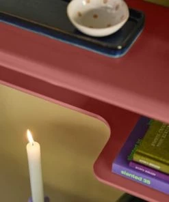 Meubles & Design Étagères Etagère Murale Design En Bois Orange -Vaisseliers Soldes Magasin etagere murale design en bois orange 5