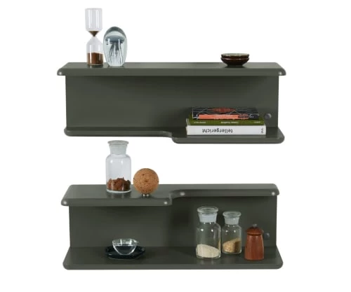 Meubles & Design Étagères Etagère Murale Design En Bois Vert Foncé 5 Meubles & Design Étagères Etagère Murale Design En Bois Vert Foncé – Image 5