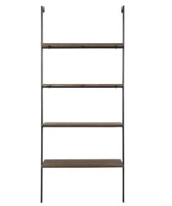 Maisons Du Monde Étagères Etagère Murale En Acacia Marron Noisette Et Noir Mat